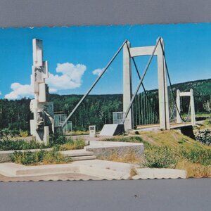 Vintage Postcard - Alexander Mackenzie Bridge - Dexter Press